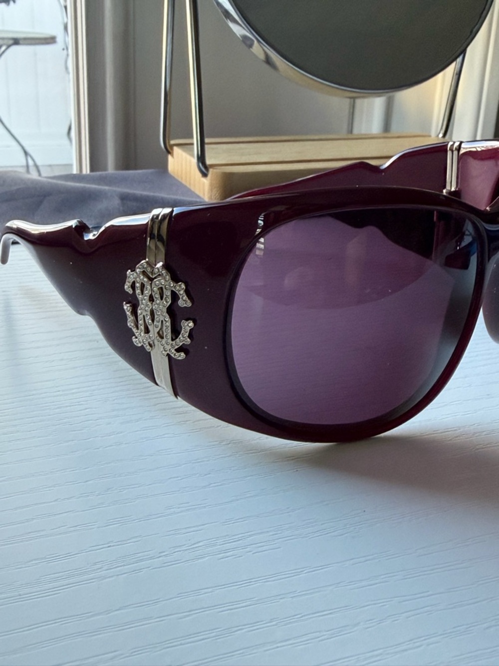 Roberto Cavalli Oversized Sunglasses Great Condition - Picture 8 of 8